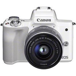 Canon EOS M50 Body With EF-M 15-45mm IS STM Lens Kit - White thumbnail